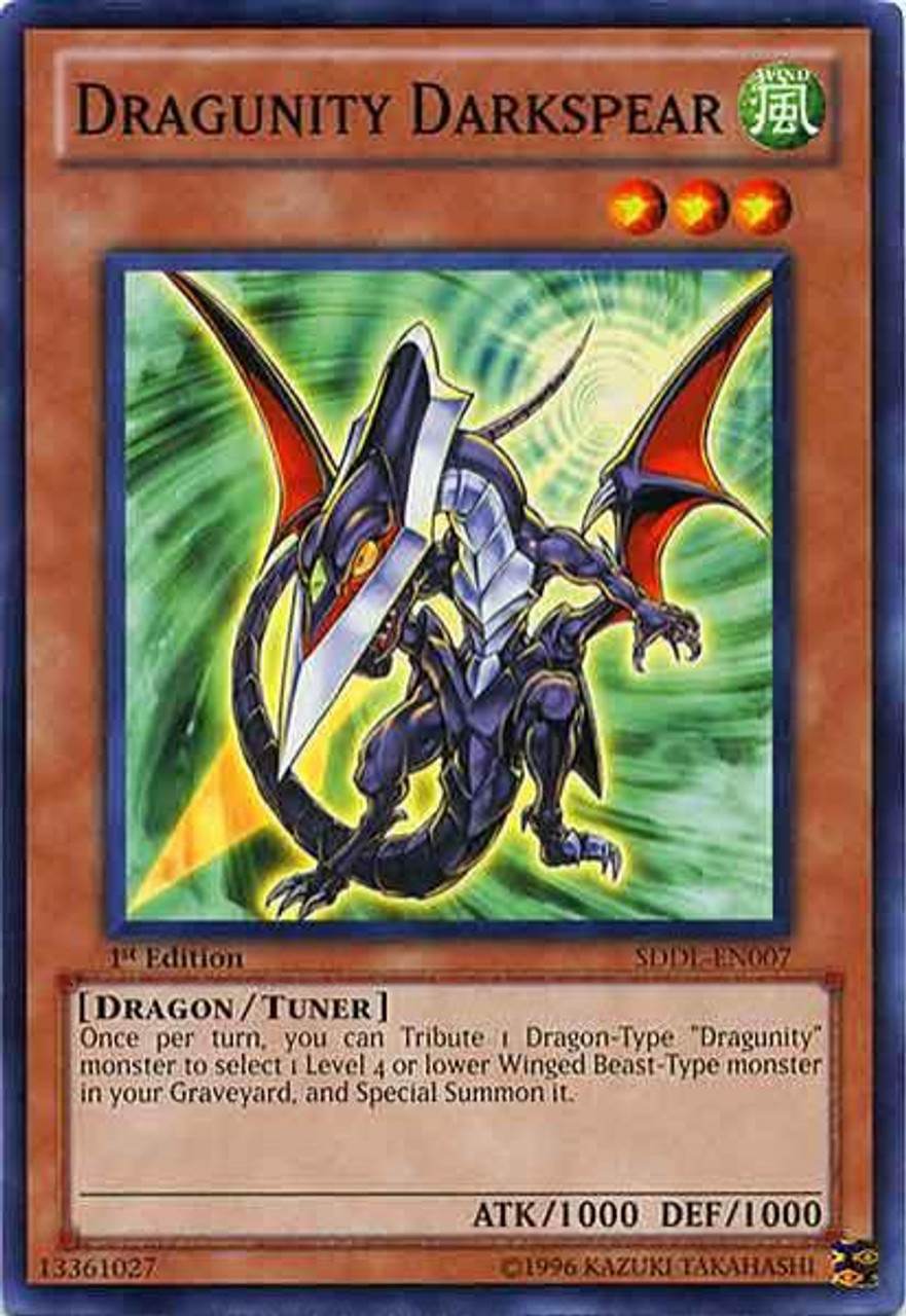 YuGiOh Dragunity Legion Structure Deck Single Card Common Dragunity