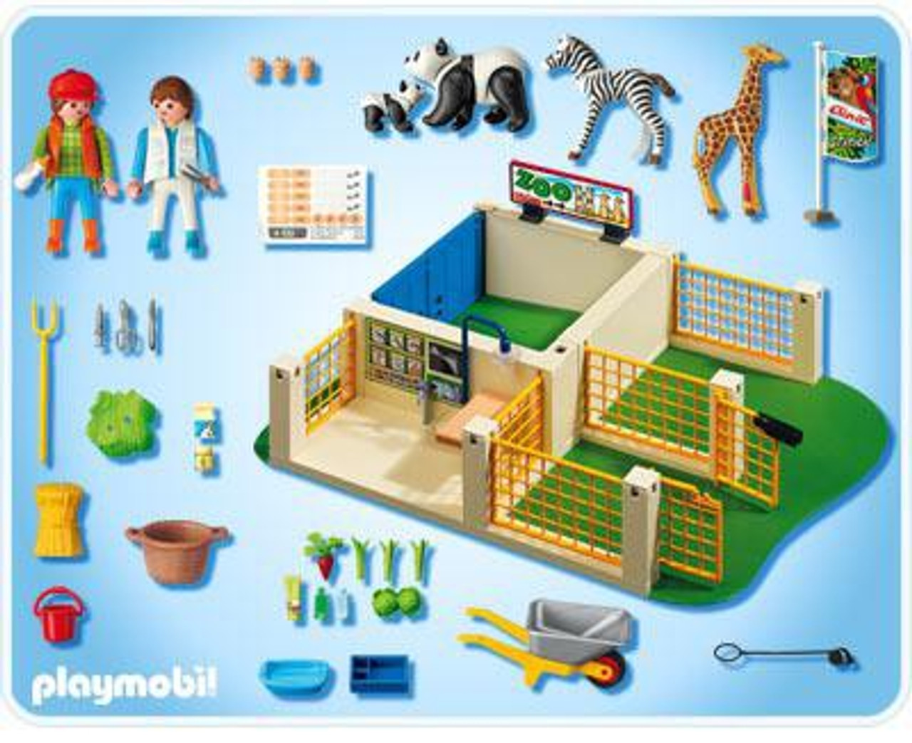 Playmobil Zoo Super Set Animal Care Station Set 4009 ToyWiz