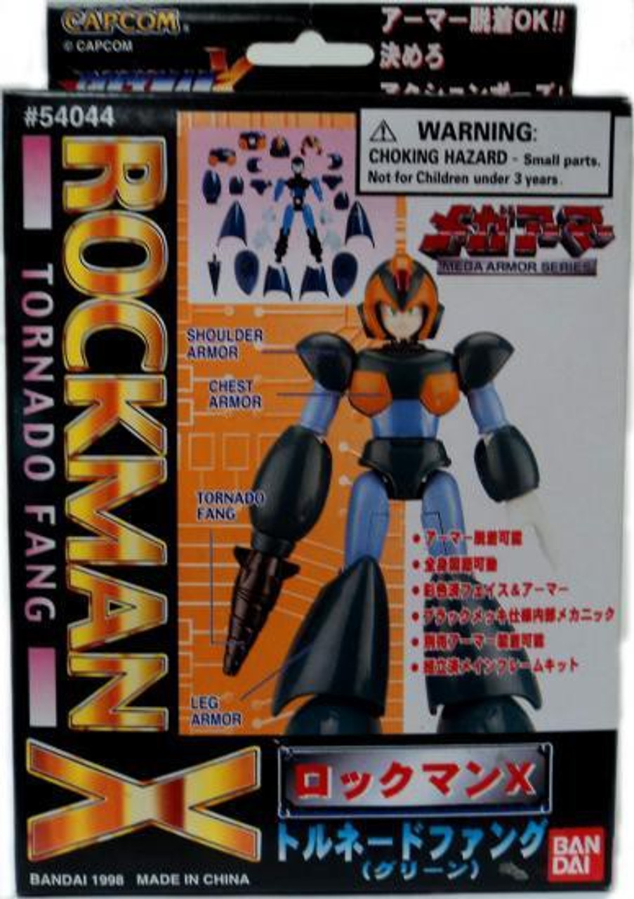 Mega Man X Mega Armor Series Tornado Fang Model Kit Bandai America Toywiz - fsng kevlar vest roblox