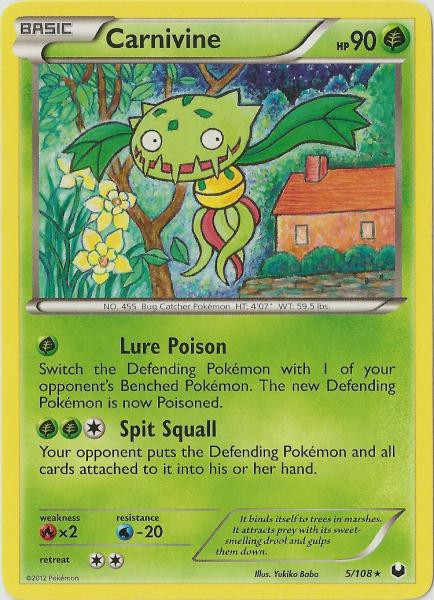 Pokemon Trading Card Game Black White Dark Explorers Single Card