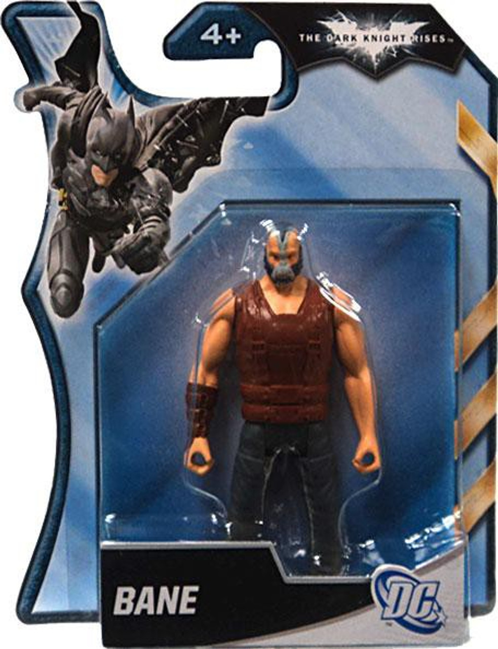 Batman The Dark Knight Rises Bane 4 Action Figure Brown Vest Mattel ... - Darkknightbasicbane  99404.1519973278