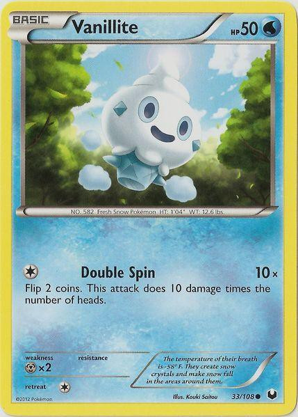 vanillite pokemon card Japanese 024/086 sv11W C TCG — ToysOneJapan corner wear Vanillite - 108/086 (108/086) -