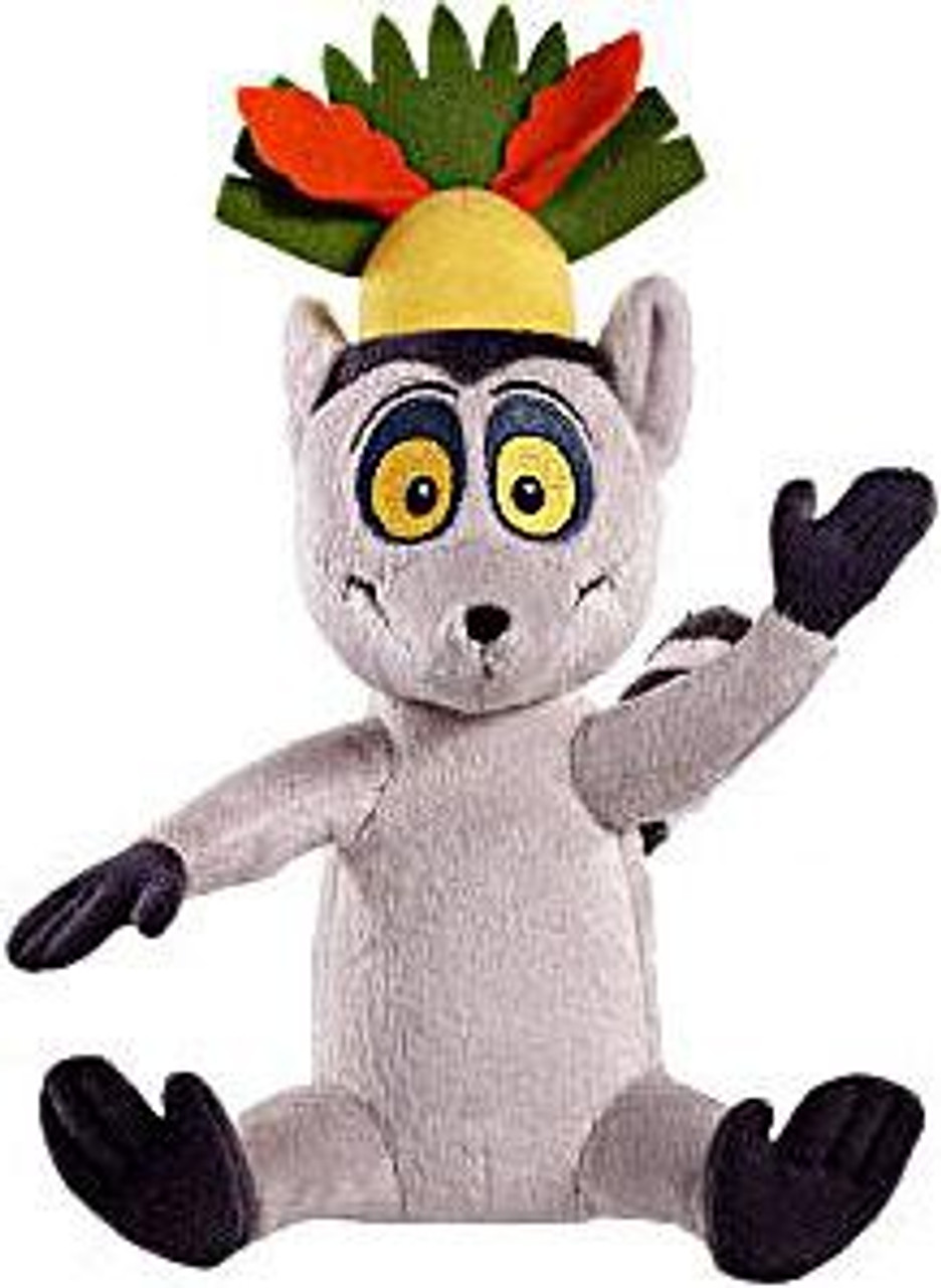 World Of Madagascar Zooster Pal King Julien 8 Plush Mattel Toys Toywiz - king julien roblox head