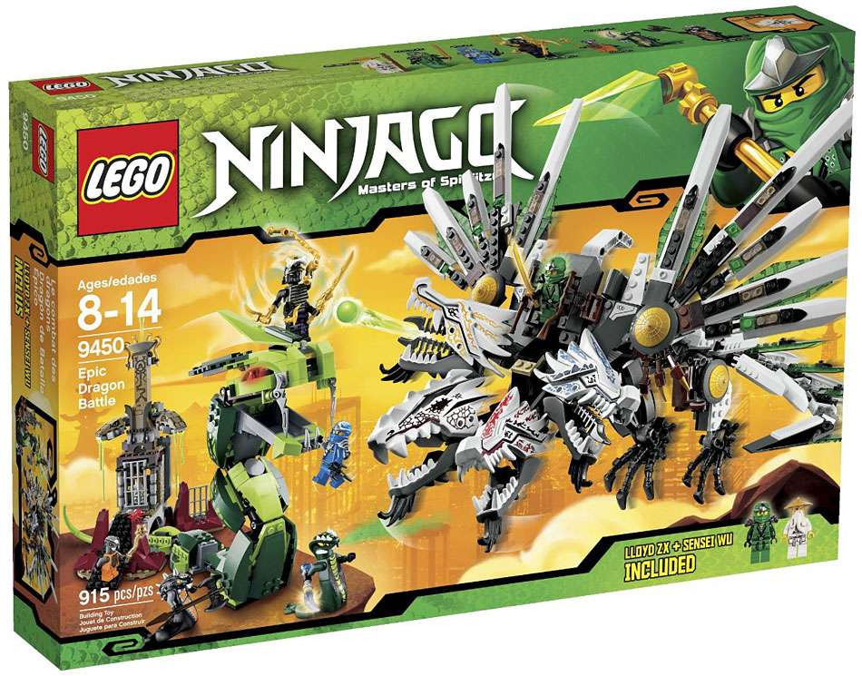 lego ninjago 9450 epic dragon battle