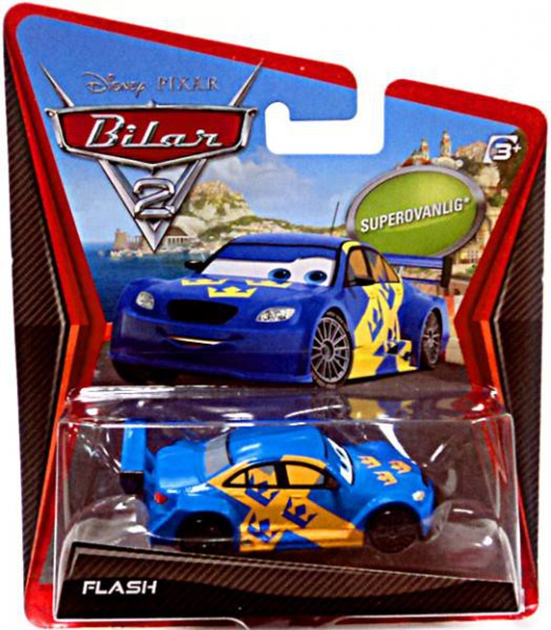 Disney Pixar Cars Cars 2 Main Series Flash 155 Diecast Car Sweden