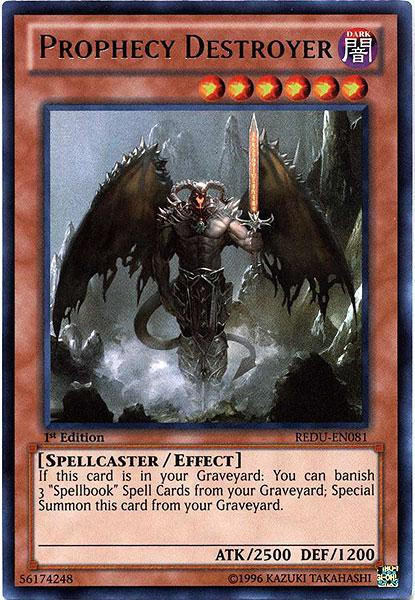 YuGiOh Trading Card Game Return of the Duelist Single Card Ultra Rare Prophecy Destroyer REDU