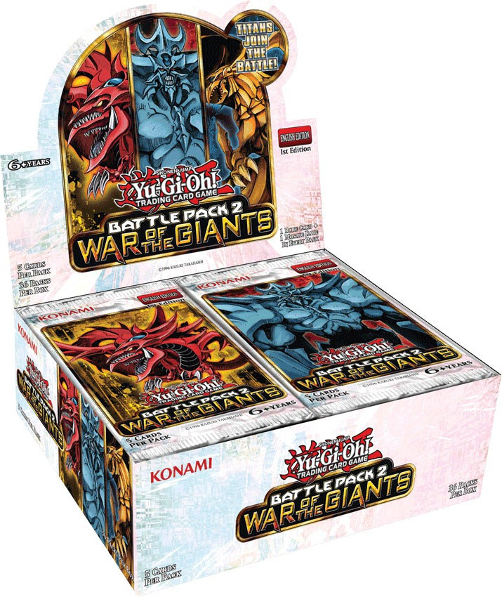 YuGiOh Battle Pack 2 War of the Giants 1st Edition Booster Box 36