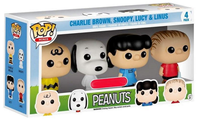 Funko POP! PEANUTS ミニフィギュア 4体 Funko Peanuts POP Minis Peanuts Exclusive Vinyl Figure 4-Pack - ToyWiz