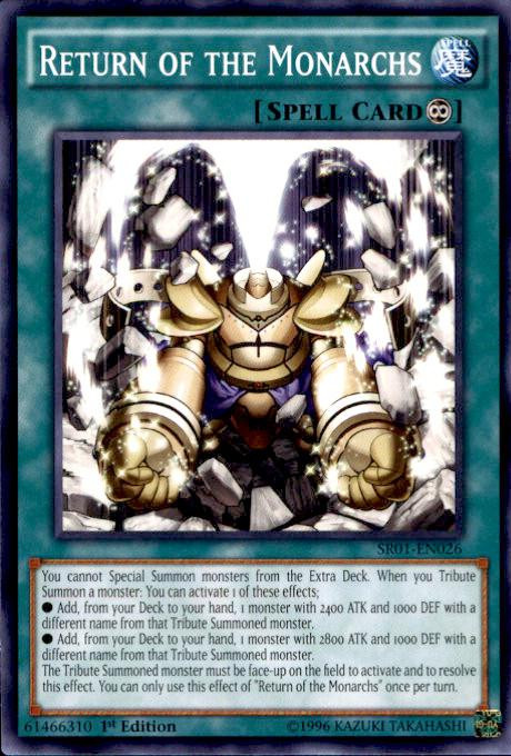 yugioh cards that return monsters from field to hand YU-GI-OH! - Monster Recovery (YGLD-ENA27) - Yugi's Legendary Decks - 1st Edition The Best Ways To Revive
