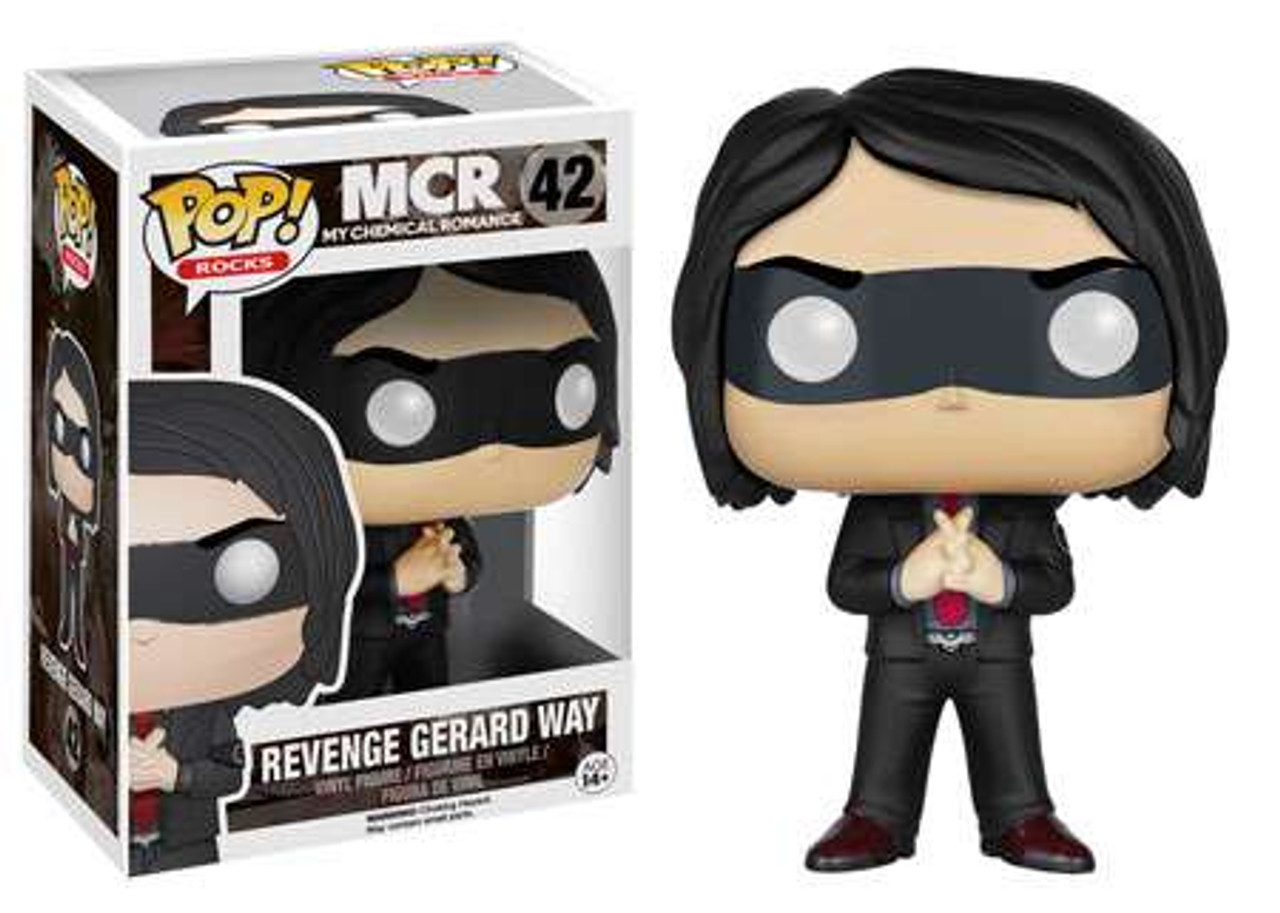 Funko My Chemical Romance Pop Rocks Revenge Gerard Way Vinyl Figure 42 Toywiz - gerard wayred hair mask roblox