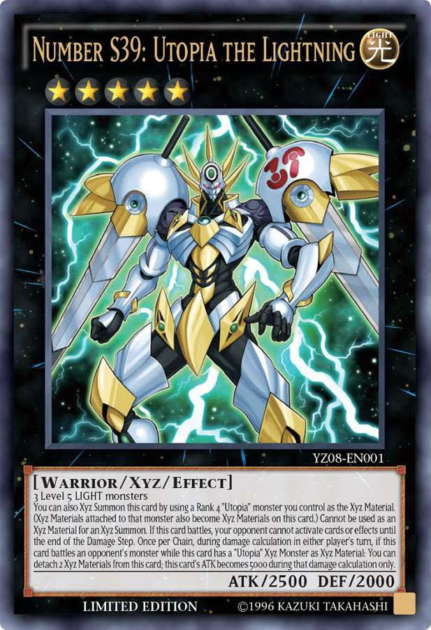 YuGiOh Shonen Jump Single Card Ultra Rare Number S39 Utopia the
