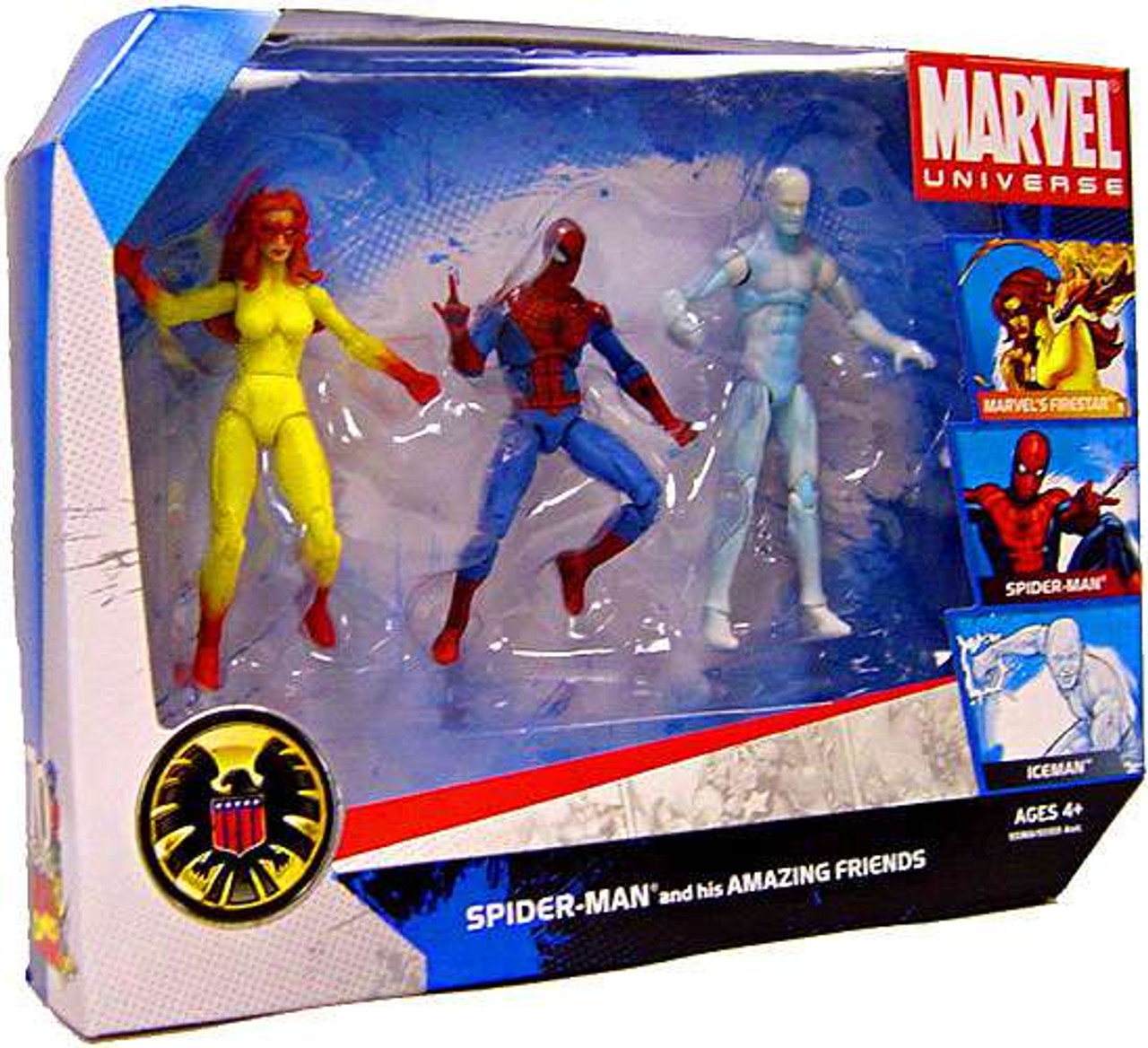 Marvel Universe SpiderMan His Amazing Friends Exclusive 3.75 Action Figure Set Hasbro Toys ToyWiz Marvel Universe SpiderMan His Amazing Friends Exclusive 3.75 Action Figure Set Hasbro Toys ToyWiz