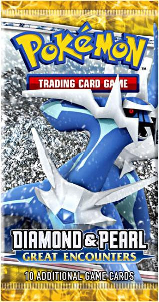 diamond and pearl great encounters booster box D&P Pack This is of Rare rarity Pokemon Diamonds & Pearls Great