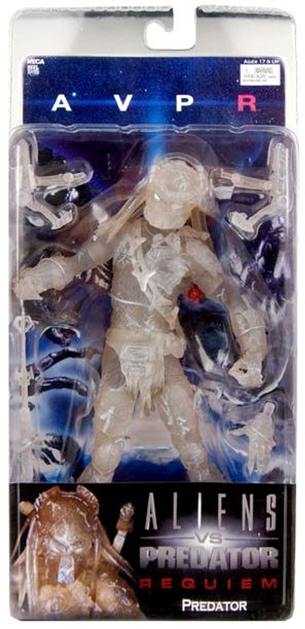 Neca Alien Vs Predator Avp Requiem Series 3 Predator 7 Action Figure Cloaking Wolf Toywiz