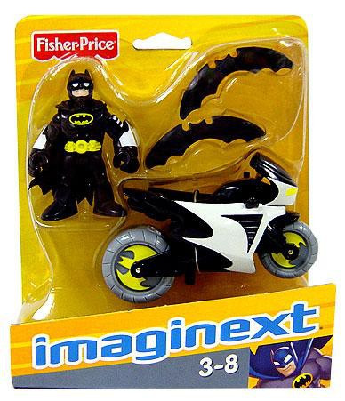 Fisher-Price Imaginext DC Batman & Batcycle Spielset – Verwandelbares Motorrad Für Kinder Ab 3