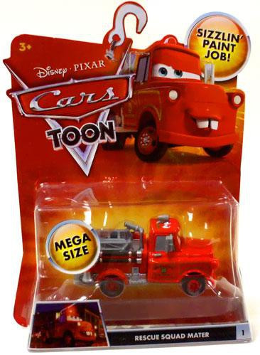 cars toon rescue squad mater toys
