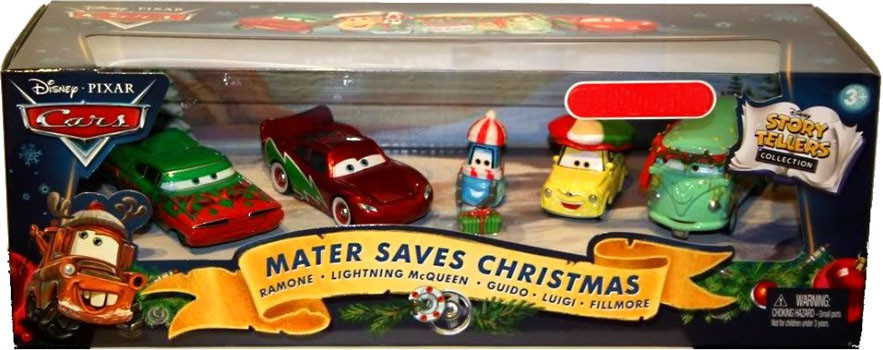 カーズ、マテル、ミニカー、STORY TELLERSコレクション、クリスマス限定 Disney Pixar Cars Story Tellers Mater Saves Christmas Exclusive