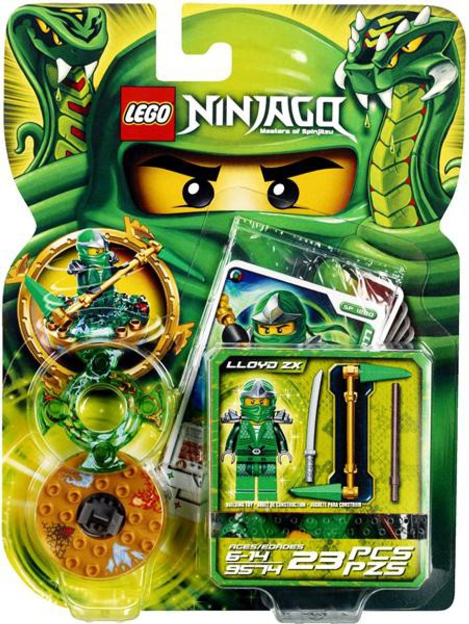 Lego Ninjago Spinjitzu Spinners Lloyd Zx Set 9574 Toywiz - lego ninjago green ninja kx roblox
