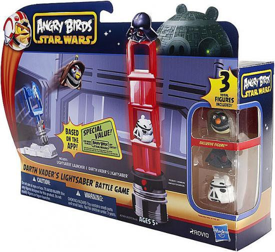 Star Wars Angry Birds Darth Vaders Lightsaber Battle Game Hasbro