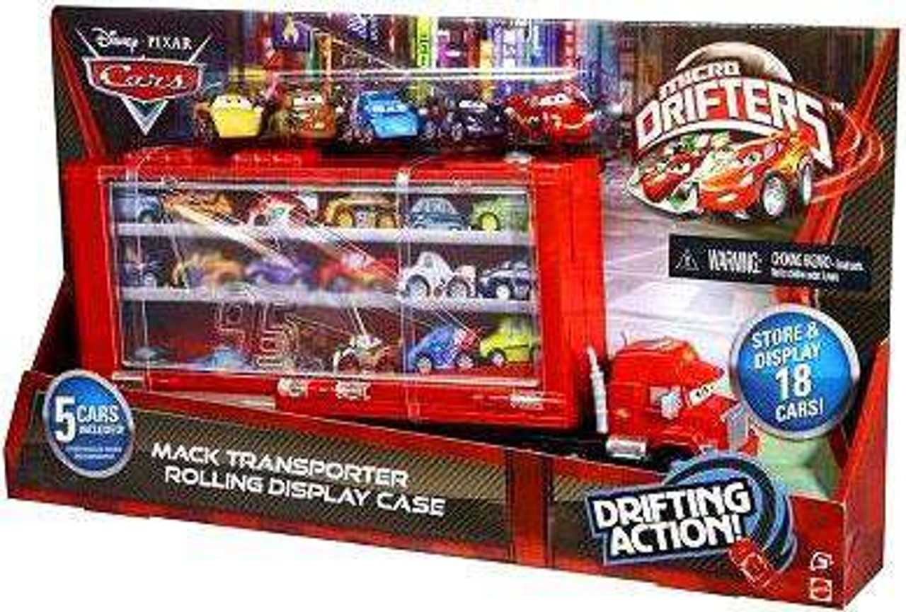 disney cars mack transporter and 15 diecast cars