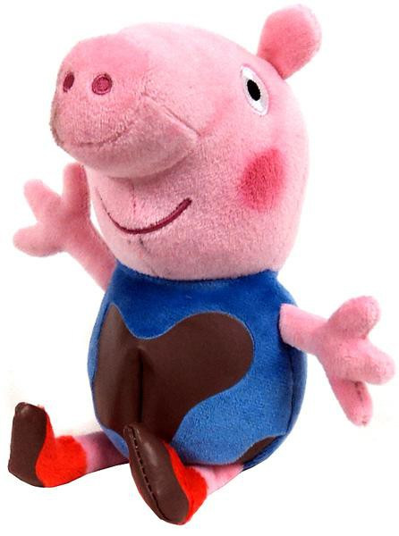 Beanie Babies Peppa Pig Muddy Baby George Exclusive Beanie Plush Ty Toywiz