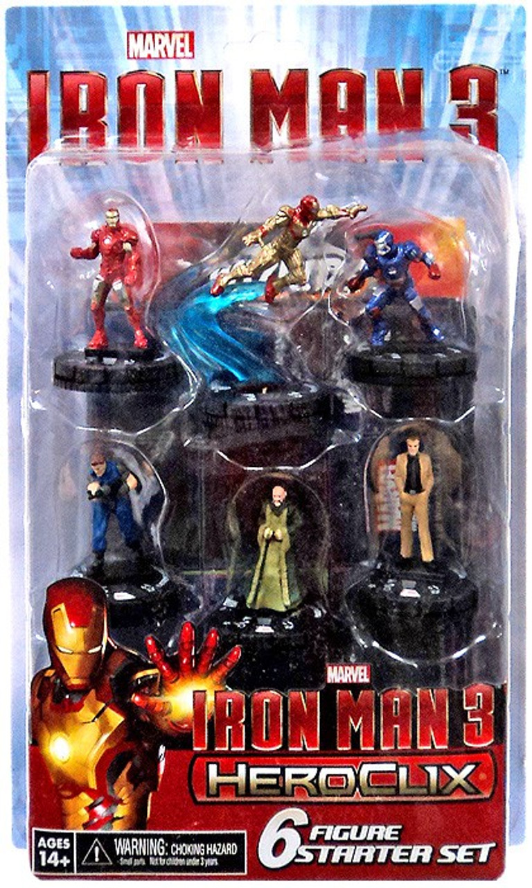 Marvel Heroclix Iron Man 3 Starter Set Wizkids Toywiz - roblox iron man 3 theme