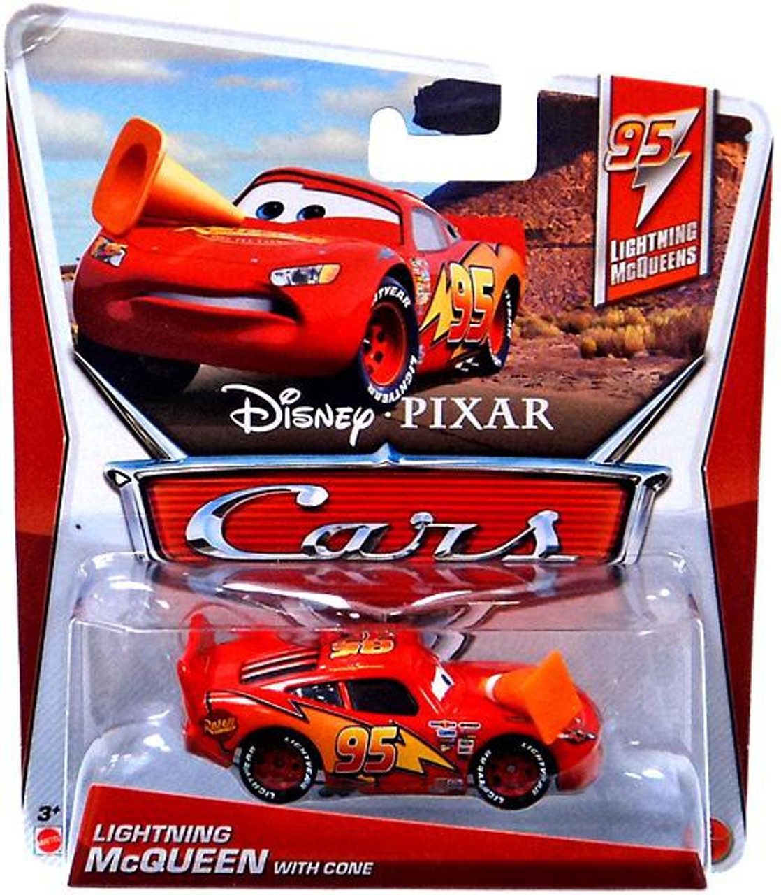 lightning mcqueen with cone