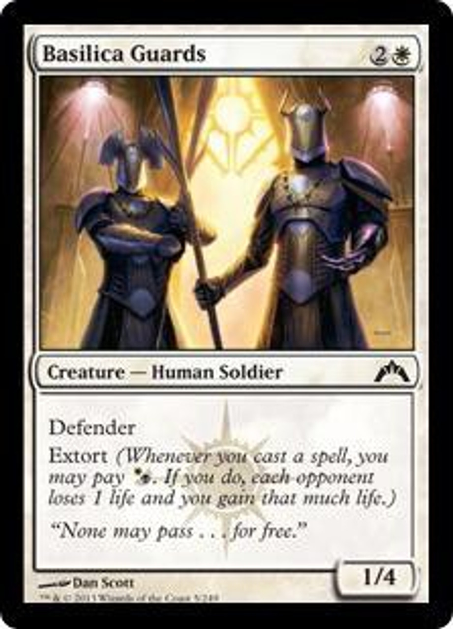 Magic The Gathering Gatecrash Single Card Common Basilica Guards 5 Toywiz - roblox catalog shirts losos