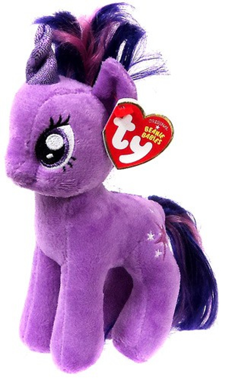 My Little Pony Twilight Sparkle Beanie Baby Plush Ty Toywiz - twilight sparkle roblox