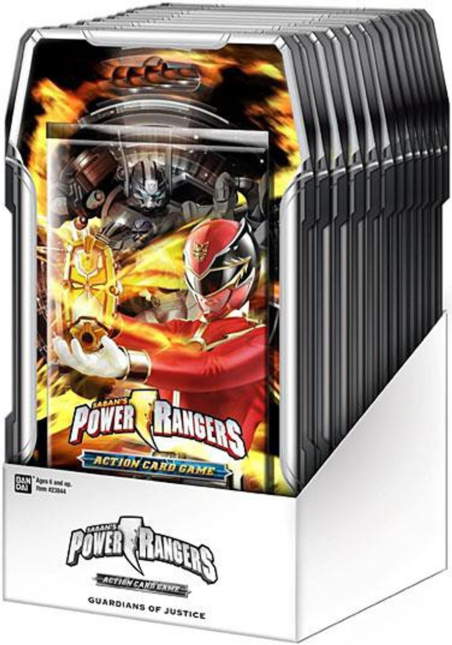 Power Rangers Action Card Game Guardians Of Justice Booster Box 15 Packs Bandai America Toywiz - guardian of the ghostly cape roblox