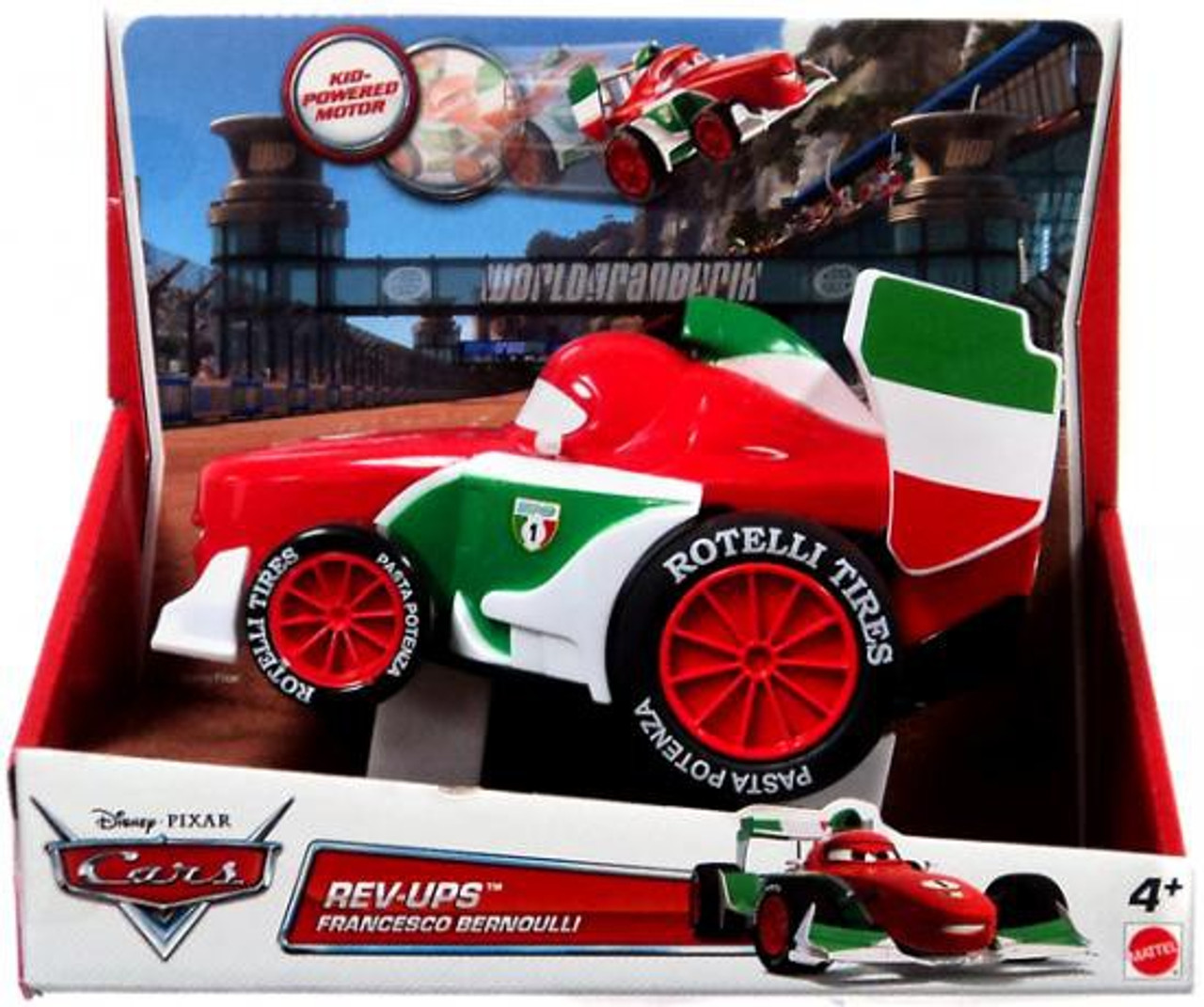 Disney Pixar Cars Rev Ups Francesco Bernoulli Plastic Car Mattel Toys Toywiz - roblox car rev
