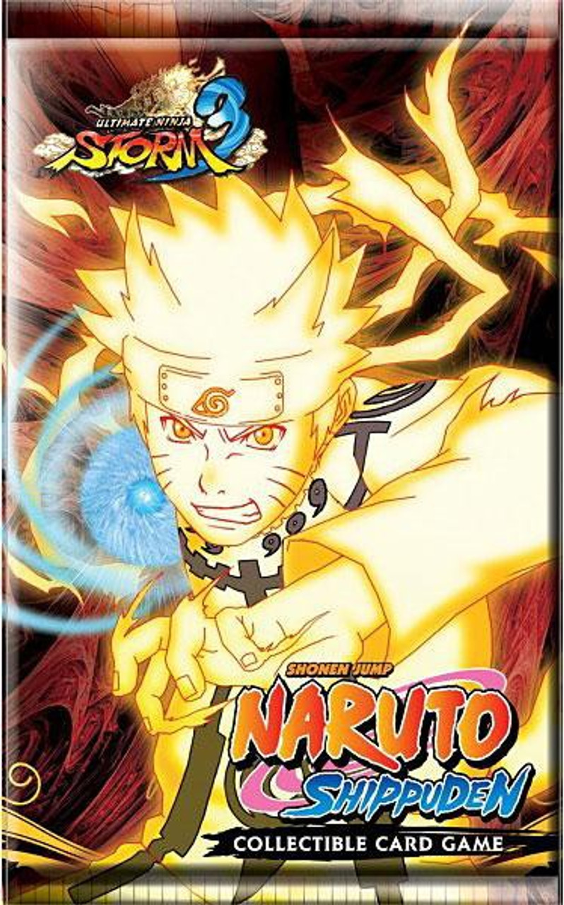 Naruto Shippuden Card Game Ultimate Ninja Storm 3 Booster Pack Bandai America Toywiz - roblox naruto ninja burst 2