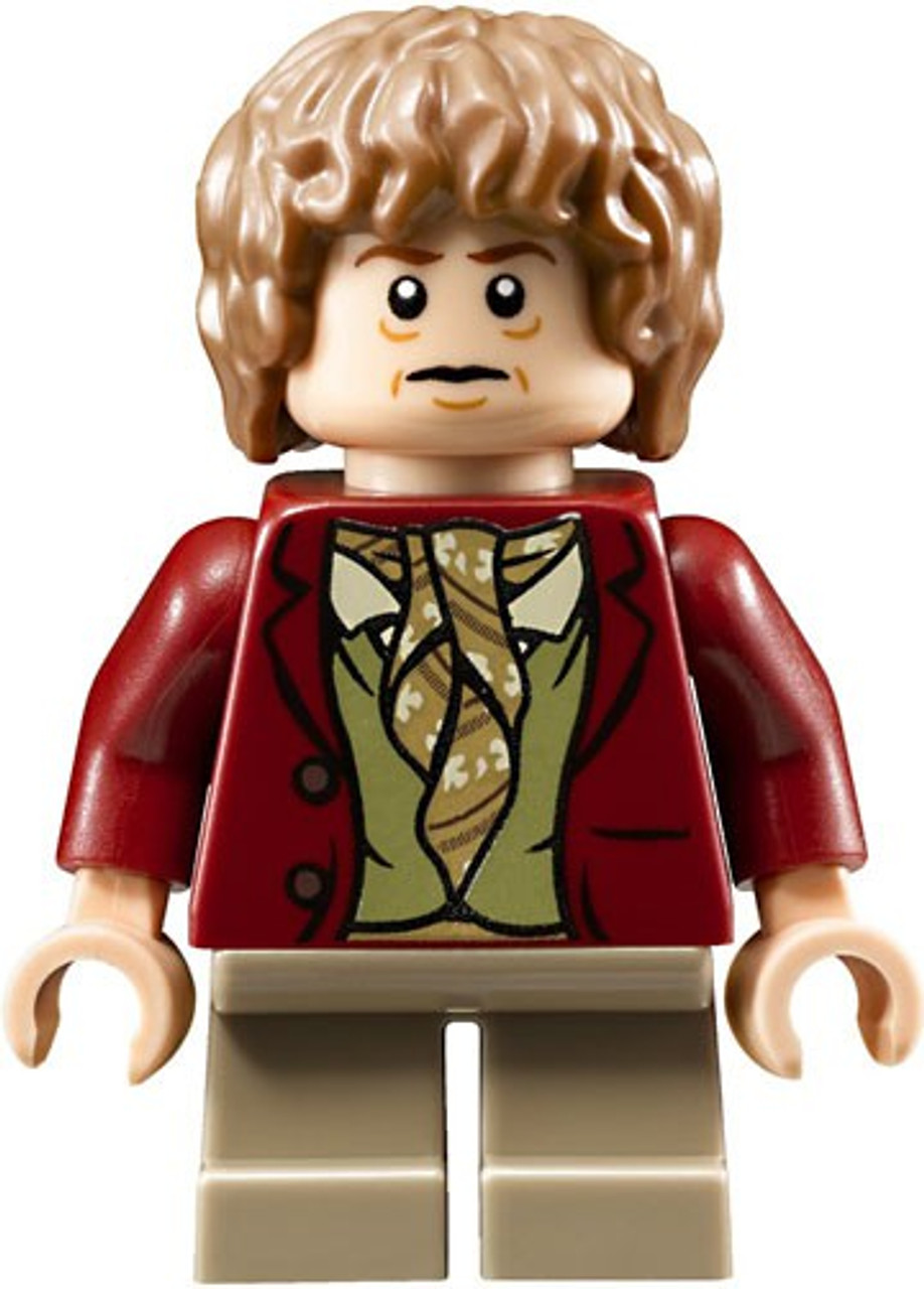 Lego The Hobbit Loose Bilbo Baggins Minifigure Dark Red Coat Loose Toywiz - evil red robes roblox