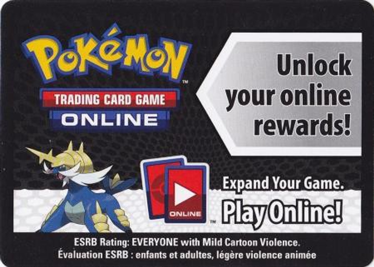Pokemon Trading Card Game Single Card Online Code Card Promo Code Card For Pokemon Tcg Online Samurott Tin Toywiz - legendary football roblox song code pokemon
