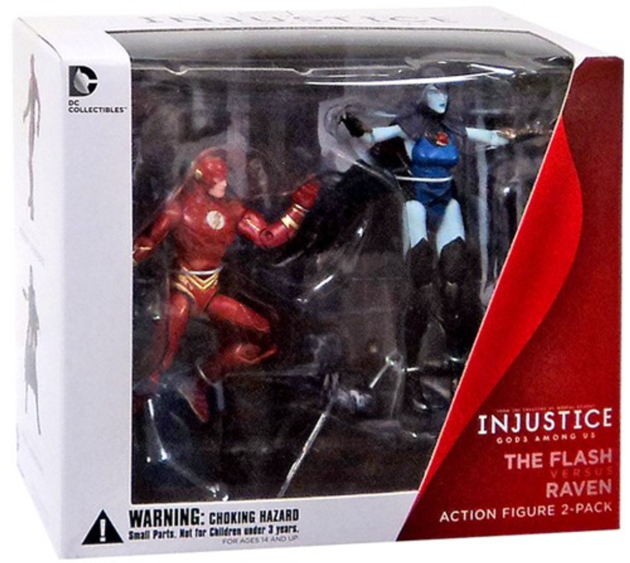 DC Injustice Gods Among Us The Flash Raven 3.75 Action Figure 2Pack DC