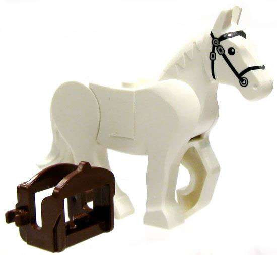 lego white horse