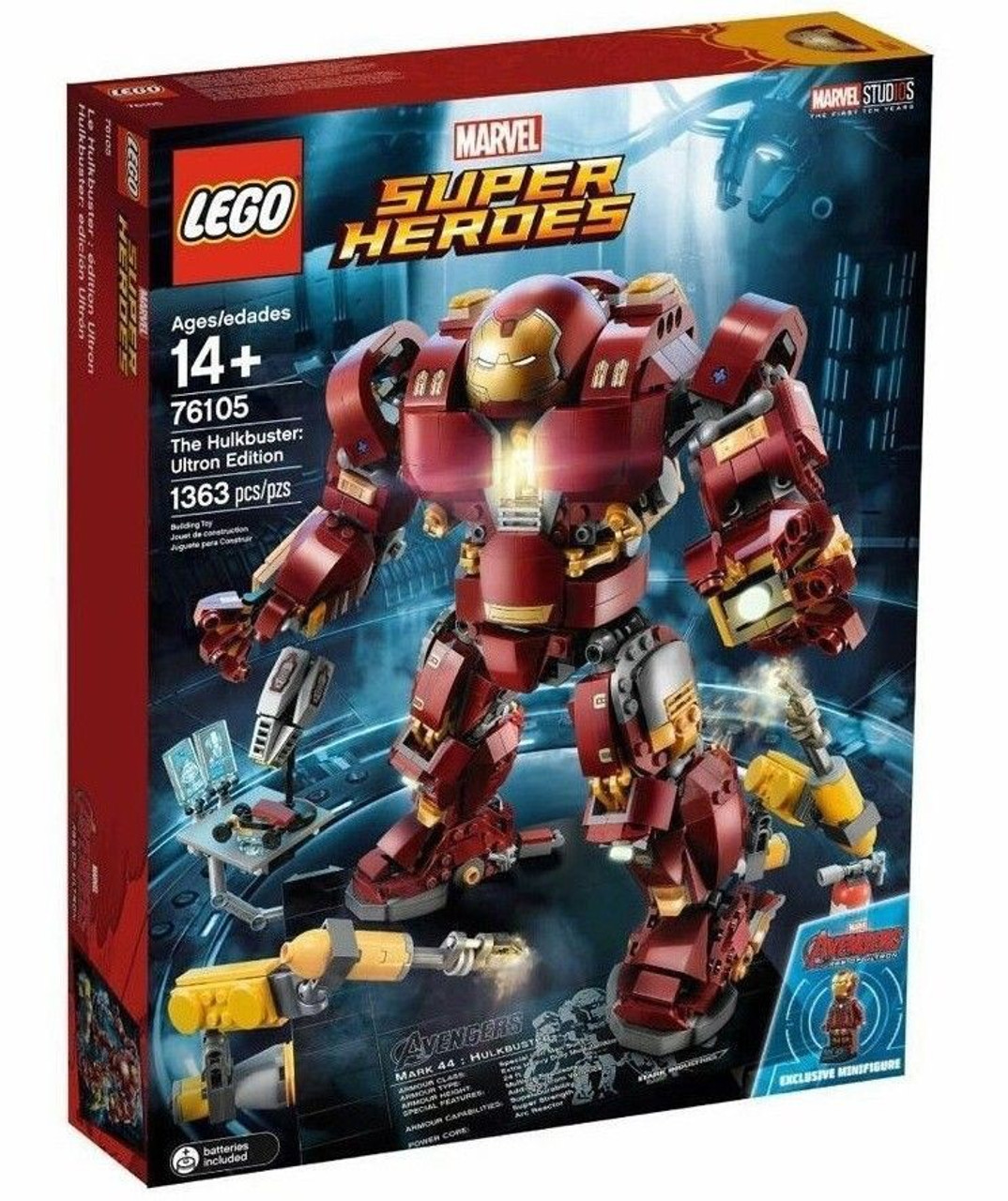 Lego Marvel Super Heroes Avengers Infinity War The Hulkbuster Ultron Edition Set 76105 Toywiz - new super heroes vs zombies roblox