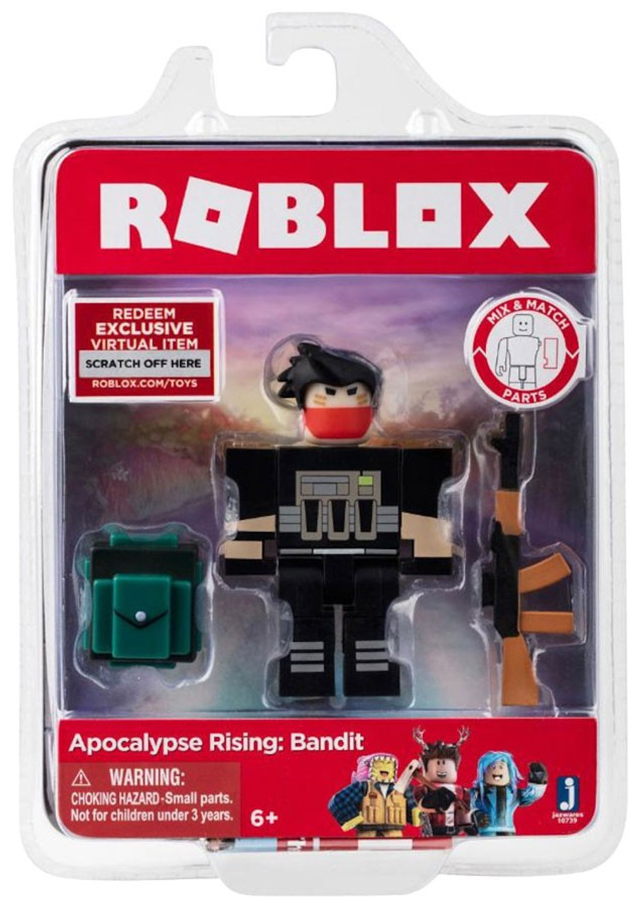 Roblox Apocalypse Rising Bandit 3 Action Figure Jazwares Toywiz - jazwares roblox apocalypse rising 4x4 vehicle with red