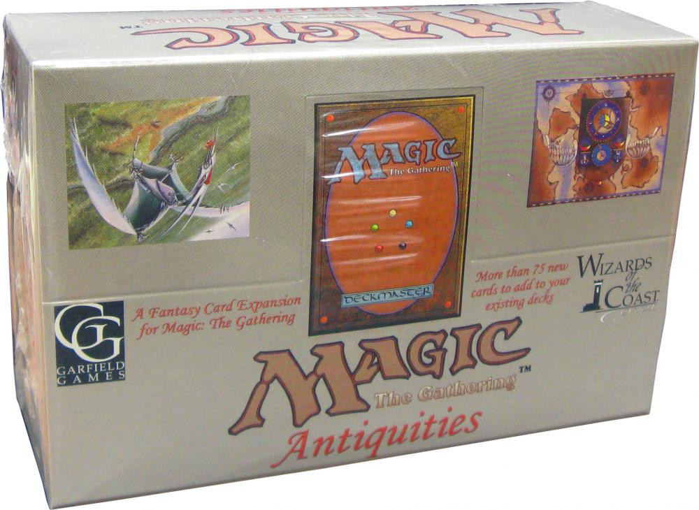 magic antiquities booster box Candelabra of Tawnos et Transmute Artifact Antiquities booster opened, Release the