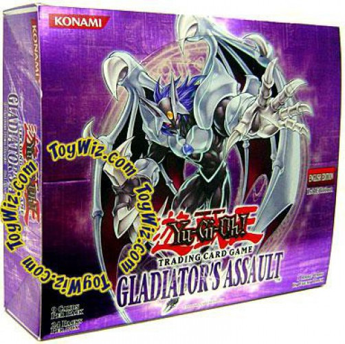 YuGiOh Gladiators Assault 1st Edition Booster Box 24 Packs Konami