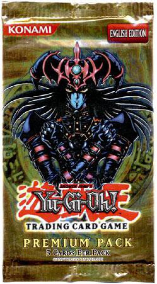 YuGiOh Premium Pack 1 Booster Pack 5 Cards Konami - ToyWiz