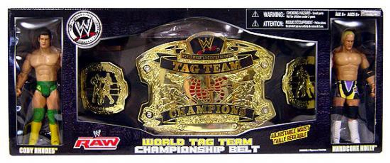 Wwe Wrestling Belts World Tag Team Championship Belt Exclusive Jakks Pacific Toywiz - wwe belt new wwe championship roblox