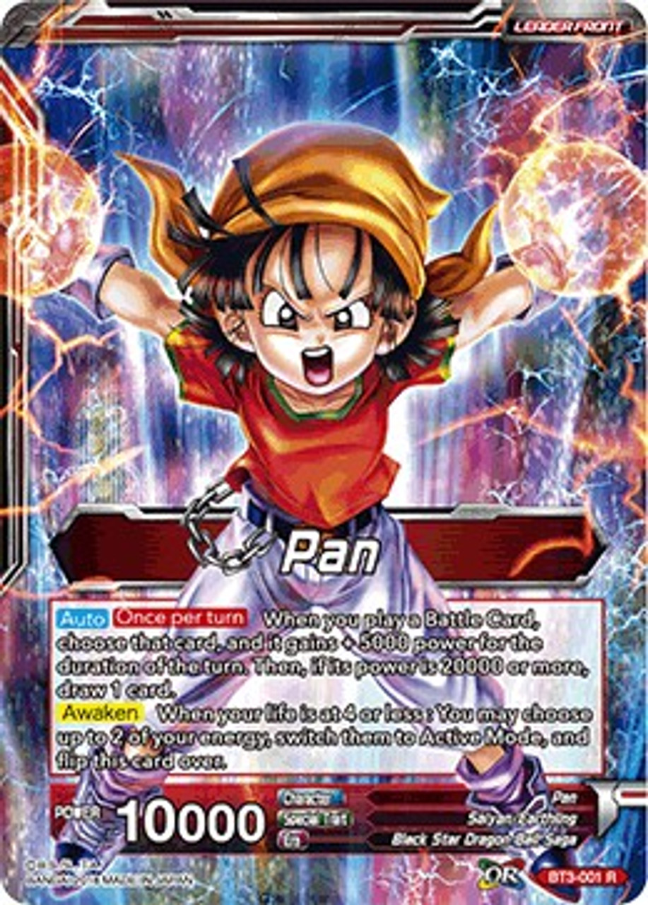 Dragon Ball Super Collectible Card Game Cross Worlds Single Card Rare Pan BT3-001 - ToyWiz