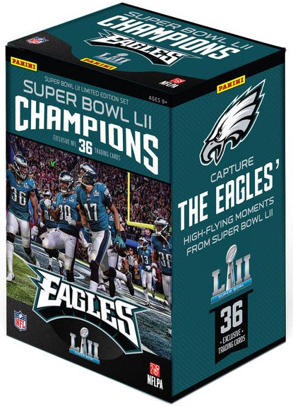 NFL Philadelphia Eagles Super Bowl 52 Champions Trading Card Team