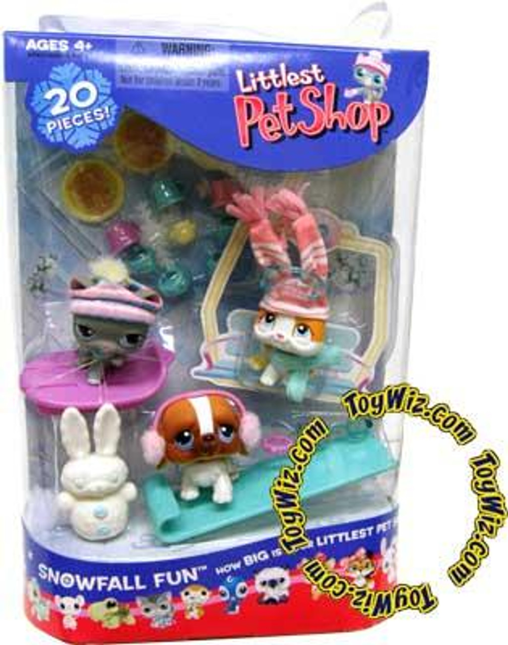 Littlest Pet Shop Snowfall Fun Playset Loose Hasbro Toys Toywiz
