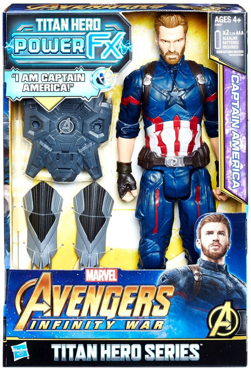 Marvel Avengers Infinity War Titan Hero Series Power FX Captain America