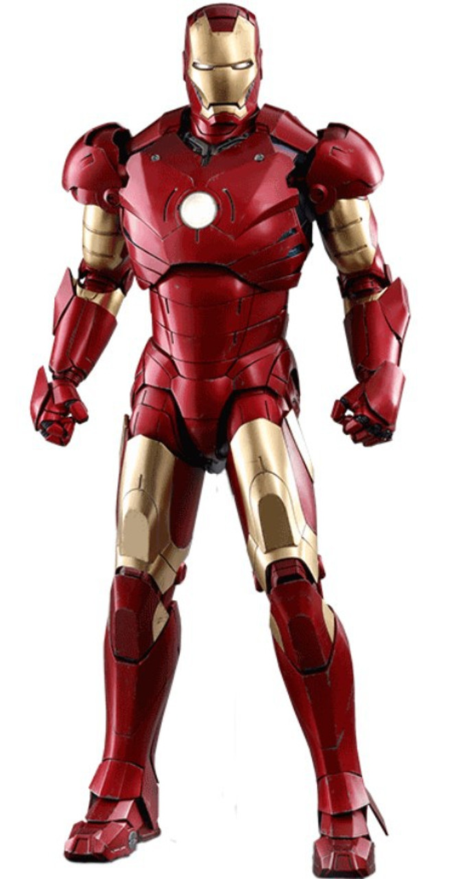 Marvel Iron Man Movie Masterpiece Diecast Iron Man Mark Iii 14 Collectible Figure Deluxe Version Hot Toys Toywiz