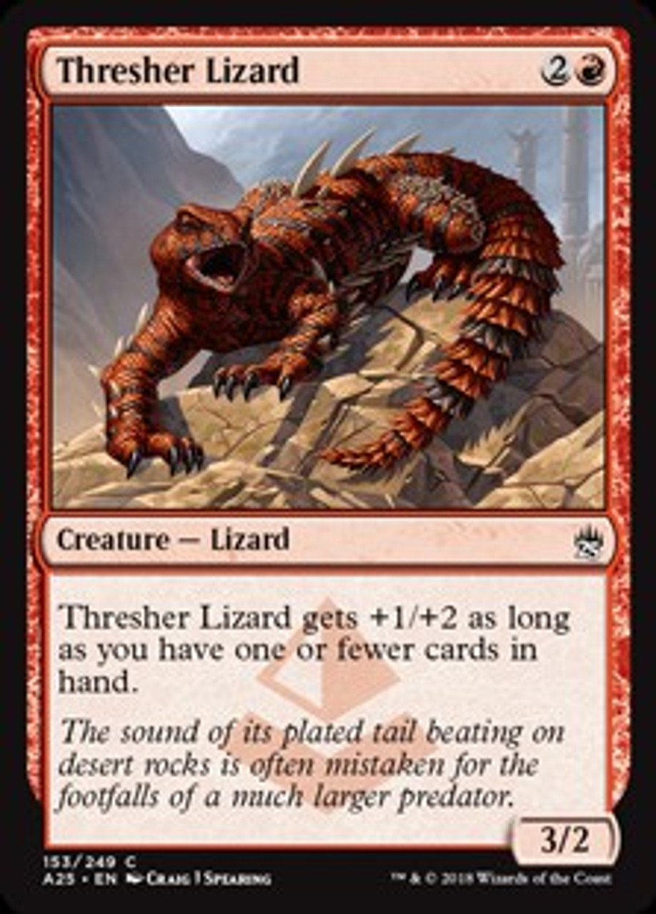 Magic The Gathering Masters 25 Single Card Common Thresher Lizard 153 Toywiz - lizard head spawn zone roblox