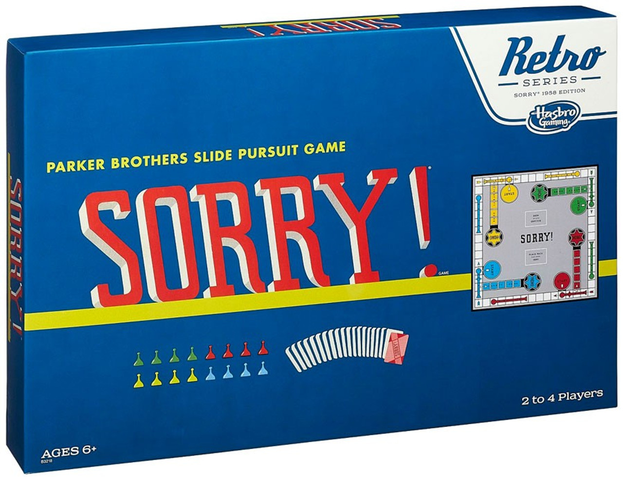 Sorry Sorry Board Game Hasbro Games ToyWiz