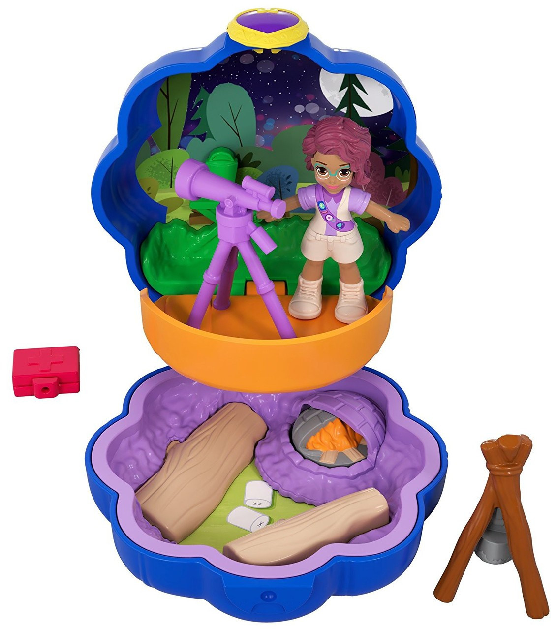 camping polly pocket